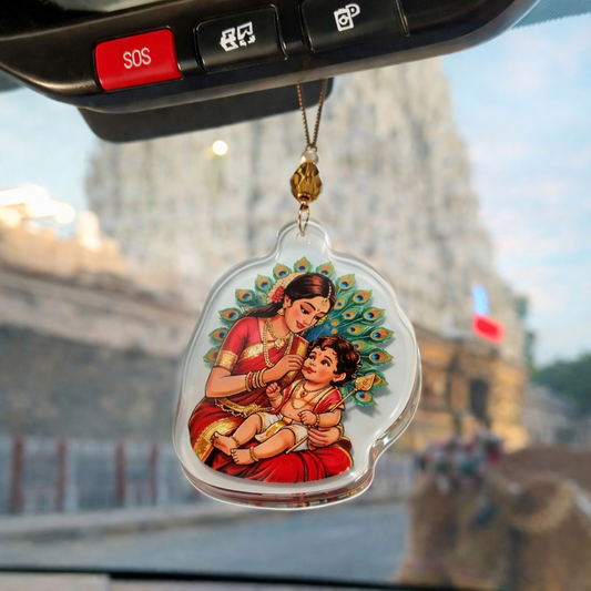 Parvathi And Her Little Velan